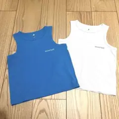 モンベル クールライト スリーブレス Kid's 110 2枚