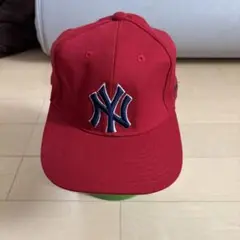NOS 9Os TEXACE キャップ New York Yankees 赤