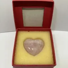 ローズクォーツ　ハート　パワーストーン　箱付き