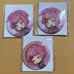 【ドキドキ文芸部】ddlc ナツキ 缶バッジ くじメイト Ｄ賞 未開封 纏め売り