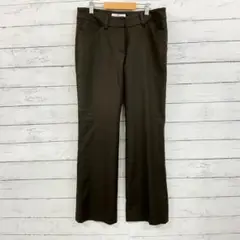 【GALLERY VISCONTI】スラックスパンツ グレー系 ストレッチ素材