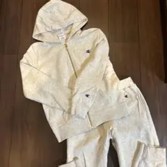 Champion スウェットパーカー、パンツセットアップ　サイズ140