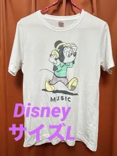 【ディズニー】【ミッキー】【L】DisneyTシャツ