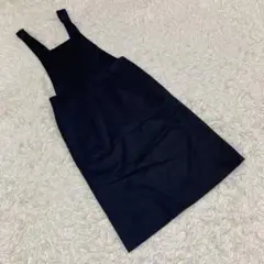 【未使用】NIMES ニーム　ジャンパースカート　取り外し可　黒　サイズ0
