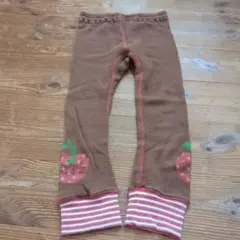 Bits　リンゴ刺繍　レギンス　100