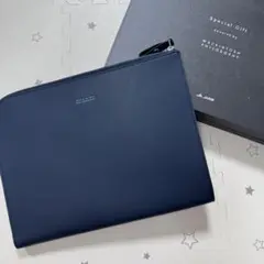 【新品未使用】MACKINTOSH ネイビー クラッチバッグ