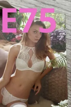 新品【E75】BLOOM UP ANN BRA ホワイト ブラジャー