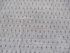 5801ーC　古布 白絣 書生絣 　はぎれ　16ｘ420cm