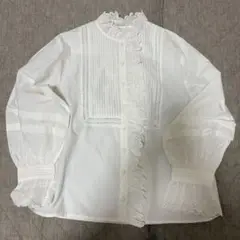 Dot and Stripes レースホワイトブラウス 美品