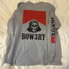 BOW3RY(バウリー)スカルデザイン ロングスリーブTシャツ　新品