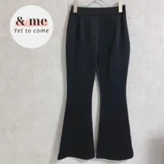 美品　グレイル　フレアパンツ　ストレッチ　レギンス　サイドファスナー　ブラック