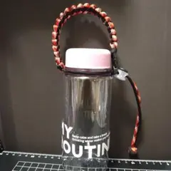 マルチホルダー ドリンクホルダー レッド柄×ブラック パラコード №M5