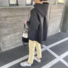DOLCEダンボールニットパーカーAラインパーカー