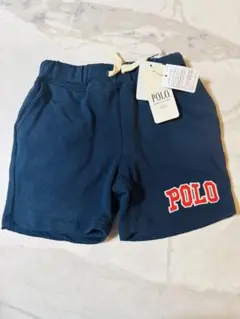 POLO 【新品タグ付き】90cm ハーフパンツ　ロゴ入り