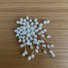 パールブローチ コサージュ