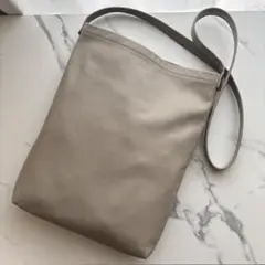 【美品】エンダースキーマ　ショルダーバッグ　本革　グレージュ