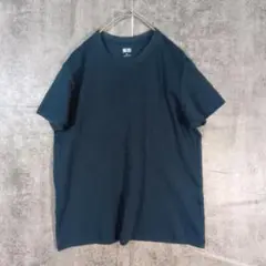 ユニクロ UNIQLO U ダークブルー サイズXL 半袖Tシャツ No54