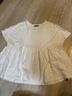 ZARAペプラムTシャツMサイズ