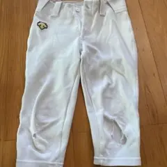 野球練習用ホワイトパンツ（ダメージあり）デサント140