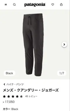 パタゴニア USモデル クアンダリー・ジョガーズ Sサイズ SP24 新品 パタゴニア USモデル クアンダリー・ジョガーズ Sサイズ SP24