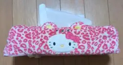 ハローキティ ヒョウ柄 ティッシュボックスケース