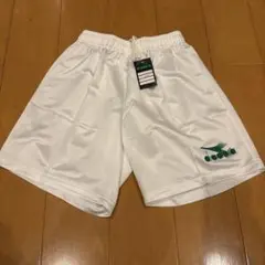 diadora ホワイト ハーフパンツ L