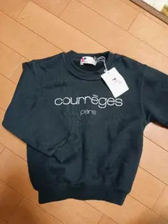courrèges 黒 トレーナー　100