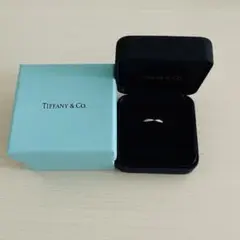 【TIFFANY u0026 Co.】ティファニー ハーモニー バンド リング プラチナ