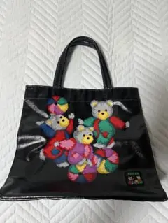 美品 FEILER カラフルクマ トートバッグ フェイラー