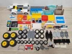 【匿名配送】LEGO 6台分 車 タイヤ ハンドル フロントガラス 座席