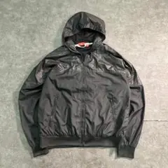 6TLA1【PUMA】裏メッシュ　トラックジャケット　黒　スポーツ　古着