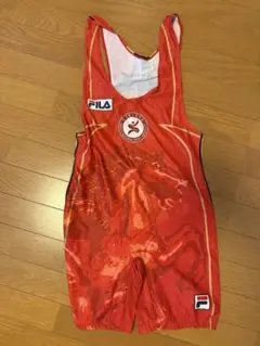 FILA レスリングユニフォーム 赤 KNSU