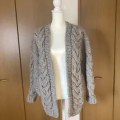 アリュメール ペルーニットカーディガン