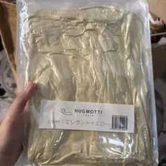 HUGMOTTI クッションカバー エレガントイエロー