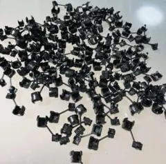 大容量✨ラウンドケーブル　6.4mm-7.4mm ブラック120個入り