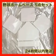野球 ホームベース 5点セット 練習 軽量 持ち運び コンパクト 社会人野球
