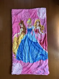 ディズニープリンセス キッズ用寝袋 紫色 シュラフ　スリーピングバッグ ディズニープリンセス キッズ用寝袋 紫色 シュラフ スリーピング