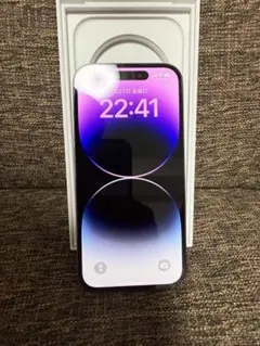 【新品】Apple iPhone 14 Pro ディープパープル 本体