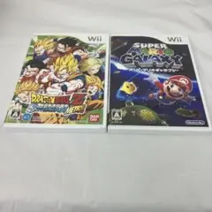 【お424】ドラゴンボール、スーパーマリオギャラクシーまとめ売り2点セットWii