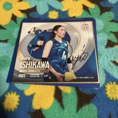バレー女子日本代表　石川真佑 直筆サインmini色紙　2025