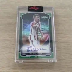 9枚限定　michael owen マイケル オーウェン 直筆サインカード