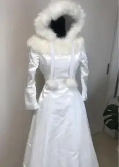 雪の女王になれるウェディングドレス
