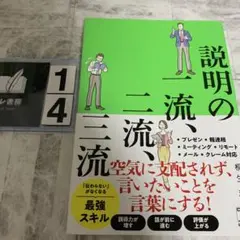 説明の一流、二流、三流