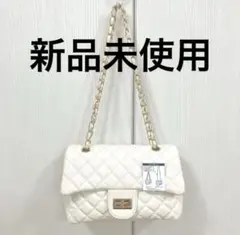 【新品未使用】2WAYショルダーバッグ Ober Tashe キルト　ホワイト