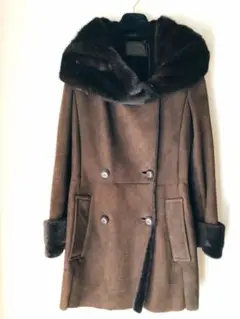PRADA ムートン ミンク コート 40