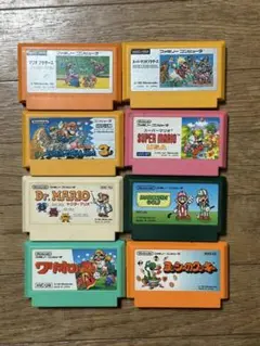 マリオ系ファミコンソフト8本セット