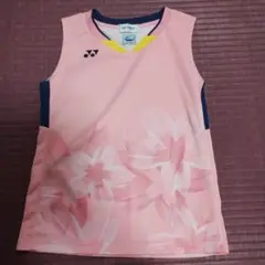 YONEX J120 ピンク桜柄　ノースリーブ