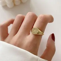 l-ra003 sa 円形のみ 太陽 レディース リング ゴールド 指輪