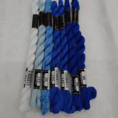 新品〈オリンパス刺しゅう糸・5番〉5色、計7本セット