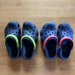 【値下げ】クロックス　キッズ用サンダル　2足セット